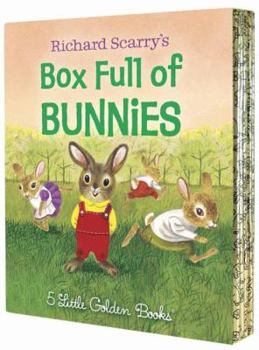 Hardcover Richard Scarry's Box Full of Bunnies: The Bunny Book; I Am a Bunny; Just for Fun; Naughty Bunny; Polite Elephant Book