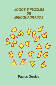 Paperback Jogos e puzzles de meioquadrados [Portuguese] Book