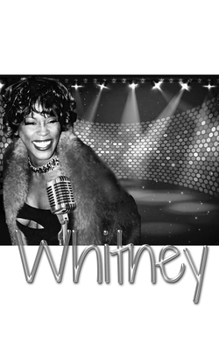 Paperback Whitney Tribute Music Blank Drawing Journal: Whitney Houston Blank Music Journal Book