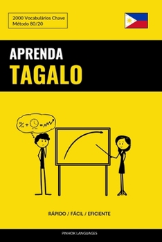 Paperback Aprenda Tagalo - Rápido / Fácil / Eficiente: 2000 Vocabulários Chave [Portuguese] Book