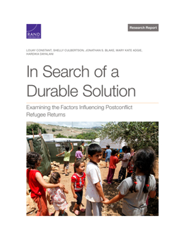 Paperback In Search of a Durable Solution: Examining the Factors Influencing Postconflict Refugee Returns Book