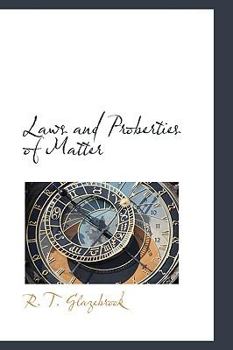 Paperback Laws and Proberties of Matter Book