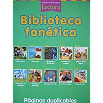 Paperback Lectura: Biblioteca Fon?tica (9 Stories) Grade 1 Tema 1 [Spanish] Book