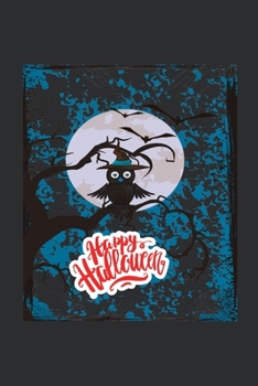 Happy Halloween: Blank Lined Halloween Gift Notebook, 6 x 9, 120 White Color Pages, Matte Finish Cover