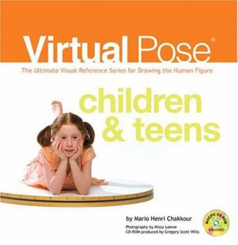 Hardcover Virtual Pose Children & Teens [With CDROM] Book