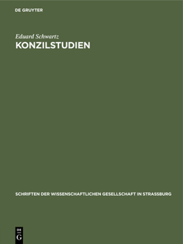 Hardcover Konzilstudien [German] Book