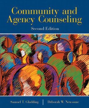 Paperback Community and Agency Counseling Book