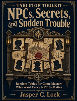 Paperback Tabletop Toolkit: NPCs, Secrets, and Sudden Trouble: Random Tables for Game Masters Who Want Every NPC to Matter Book