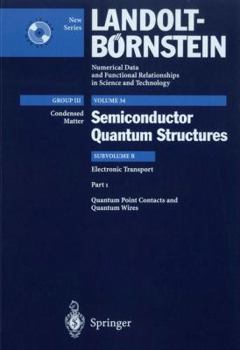 Hardcover Quantum Point Contacts and Quantum Wires Book