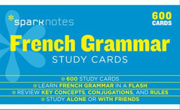 Cards French Grammar Sparknotes Study Cards: Volume 8 Book