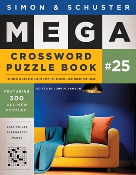 Paperback Simon & Schuster Mega Crossword Puzzle Book #25 Book