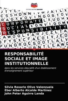 Paperback Responsabilité Sociale Et Image Institutionnelle [French] Book