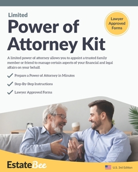 Paperback Limited Power of Attorney Kit: Make Your Own Power of Attorney in Minutes Book