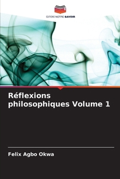 Paperback Réflexions philosophiques Volume 1 [French] Book