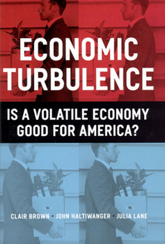 Hardcover Economic Turbulence: Is a Volatile Economy Good for America? Book