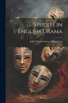 Paperback Studies in English Drama Book
