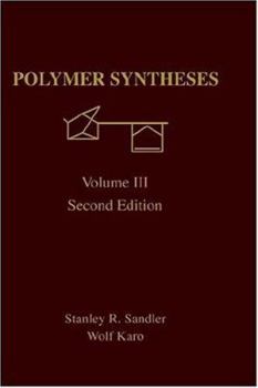 Hardcover Polymer Synthesis: Volume 3 Book