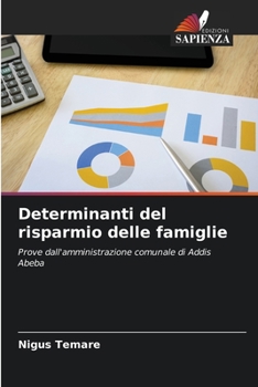 Paperback Determinanti del risparmio delle famiglie [Italian] Book