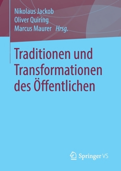 Paperback Traditionen Und Transformationen Des Öffentlichen [German] Book