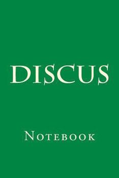 Paperback Discus: Notebook Book