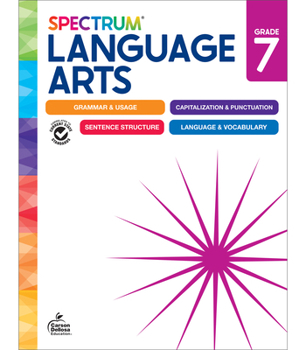 Paperback Spectrum Language Arts Workbook, Grade 7 Book