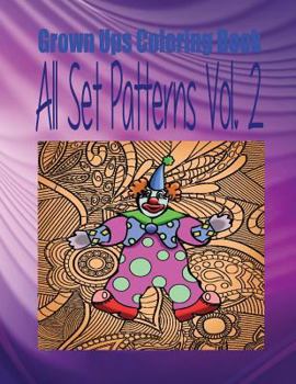 Paperback Grown Ups Coloring Book All Set Patterns Vol. 2 Mandalas Book
