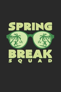 Paperback Spring break squad: 6x9 Spring - grid - squared paper - notebook - notes Book