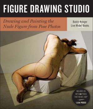 Paperback Figure Drawing Studio: Drawing and Painting the Nude Figure from Pose Photos Book