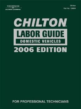 Hardcover Chilton 2006 Domestic Labor Guide Manual Book