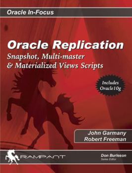 Paperback Oracle Replication: Snapshot, Multi-Master & Materialized Views Scripts Book