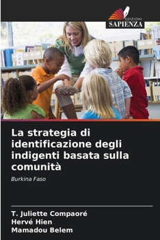 Paperback La strategia di identificazione degli indigenti basata sulla comunità [Italian] Book