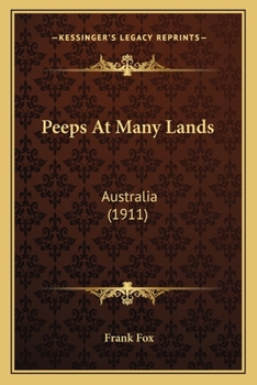 Paperback Peeps At Many Lands: Australia (1911) Book