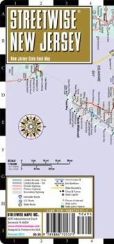 Map Streetwise New Jersey Map - Laminated State Road Map of New Jersey Book