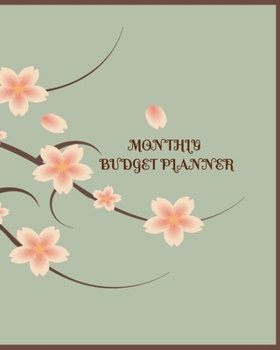 Paperback Monthly Budget Planner: Monthly Budget Planner .8 x 10 size 151 Lined Pages Monthly Budget Planner Notebook Book