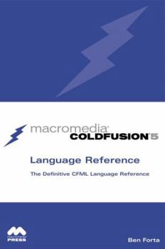 Paperback Macromedia Coldfusion 5 Language Reference Book