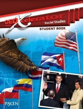 Paperback GED Xcelerator Social Studies Book