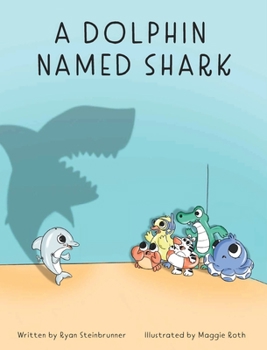 Hardcover A Dolphin Named Shark [Large Print] Book