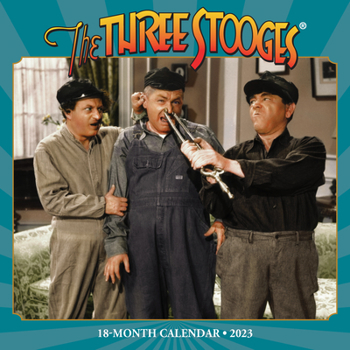 Calendar Three Stooges 2023 Mini Wall Calendar Book