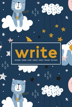 Paperback Write: Notebook - Journal - Diary- Libreta - Cahier - Taccuino - Notizbuch: 110 Pages for Writing, Drawing, Sketching & Organ Book