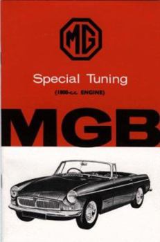 Paperback MG MGB 1800cc Tuning Manual Book