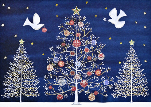 Misc. Doves of the Season Deluxe Boxed Holiday Cards (20 Cards, 21 Self-Sealing Envelopes) [With Envelope] Book