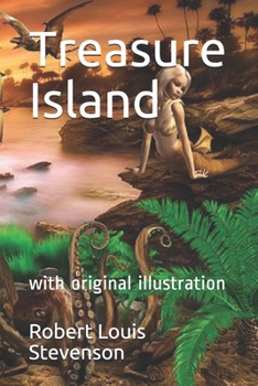 Paperback Treasure Island: with original illustration Book