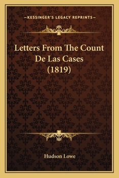 Paperback Letters From The Count De Las Cases (1819) [French] Book