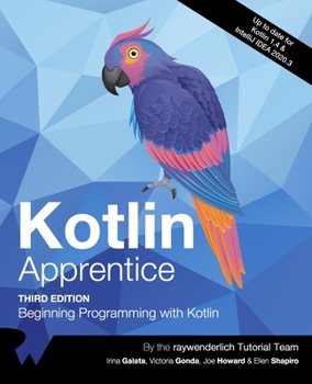 Paperback Kotlin Apprentice (Third Edition): Beginning Programming with Kotlin Book