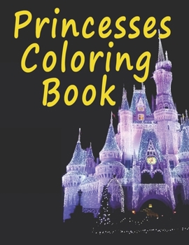 Paperback Princess Coloring Book: Jumbo Princess Coloring Book for girls ages 3-9 Book