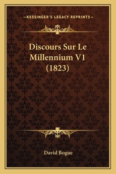 Paperback Discours Sur Le Millennium V1 (1823) [French] Book