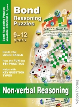 Paperback Bond Reasoning Puzzles Non-Verbal Reasoning 9-12 Years Book