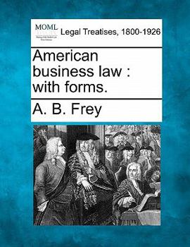 Paperback American business law: with forms. Book