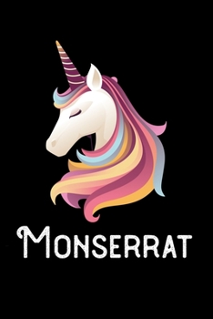Monserrat: Personalized Custom Name Unicorn Themed Monthly 2020 Planner (Calendar, To Do List, Monthly Budget, Grocery List, Yearly Financial Goals) Gift for Girls and Women