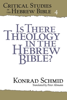 Paperback Is There Theology in the Hebrew Bible? Book